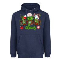 Navy therapy claus Heavyweight Hoodie - CowGirlArtShop
