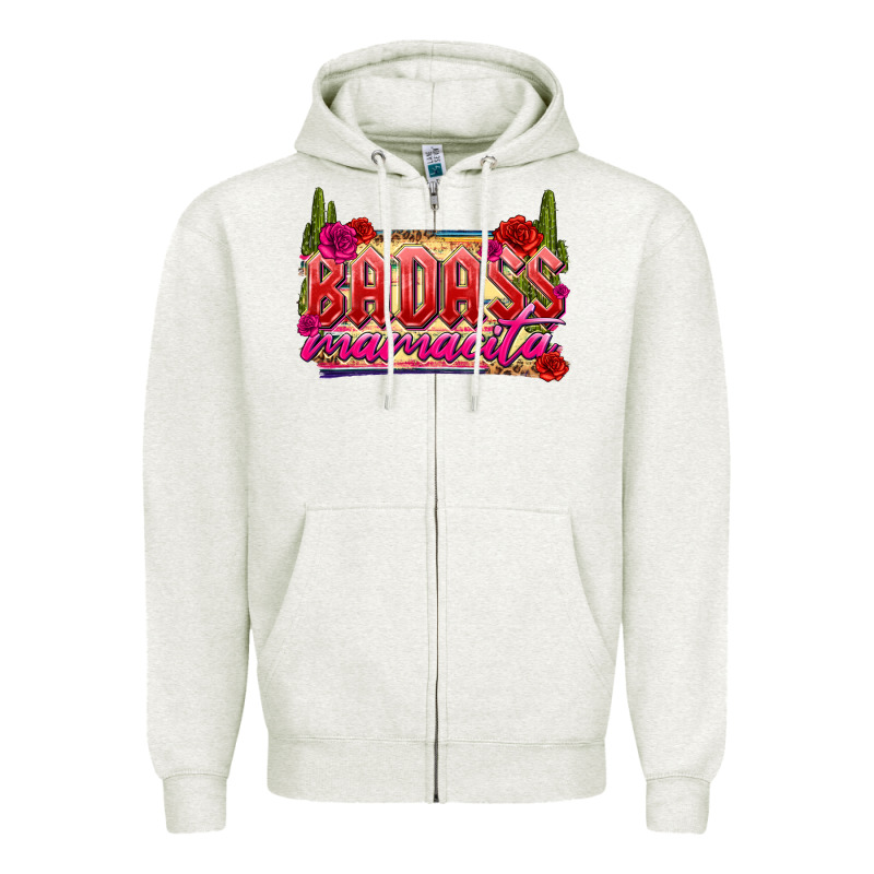 Badass Mamacita Zipper Hoodie by texasbilliewilder | Teevron