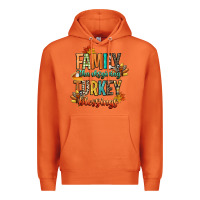Carrot family thanksgiving turkey blessing Premium Hoodie - CowGirlArtShop