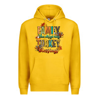 Lemon family thanksgiving turkey blessing Premium Hoodie - CowGirlArtShop