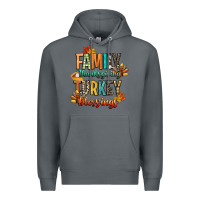Rock family thanksgiving turkey blessing Premium Hoodie - CowGirlArtShop
