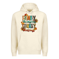 Sandshell family thanksgiving turkey blessing Premium Hoodie - CowGirlArtShop