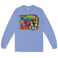 Colony Blue life is better in flip flops Long Sleeve Tee - JahusDesignShop
