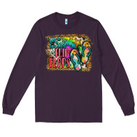 Plum life is better in flip flops Long Sleeve Tee - JahusDesignShop