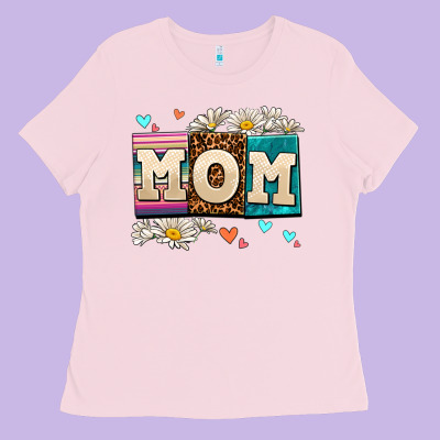 Daisy Mom Ladies Tee Designed By Adodesignshop