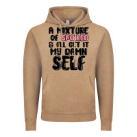 Vintage Coffee a mixture of spoiled and ill get it my damn self Vintage Hoodie - MaliasSmallBusiness