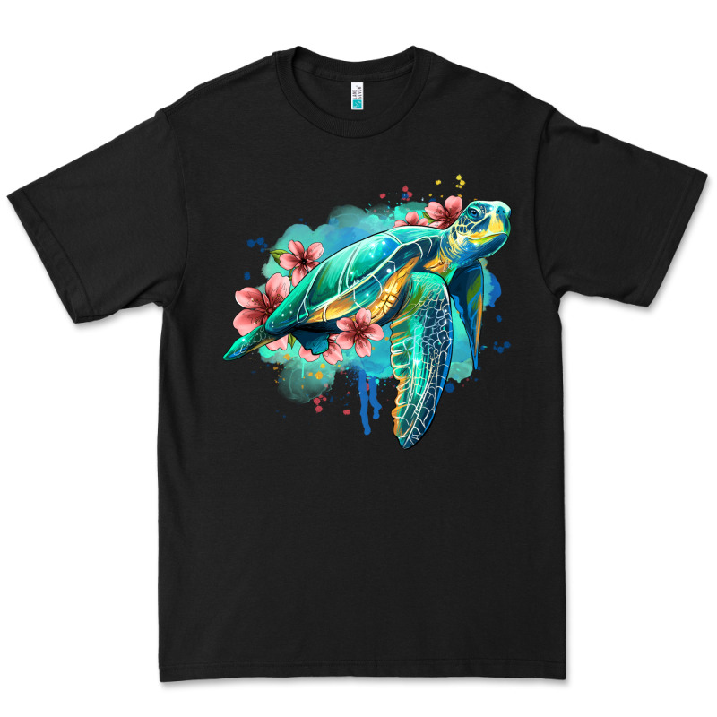 Floral Turtle Premium Tee by Jasminsmagicworld | Teevron