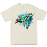 Bone floral turtle Premium Tee - Jasminsmagicworld
