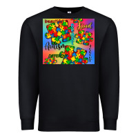 Black autism puzzle piece Premium Sweatshirt - CowGirlArtShop