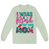 Matcha I Wear Pink For My Mom Long Sleeve Tee - BundleAndBundleShop