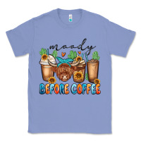 Colony Blue moody before coffee Classic Tee - MaliasSmallBusiness