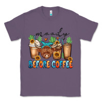 Lavender moody before coffee Classic Tee - MaliasSmallBusiness