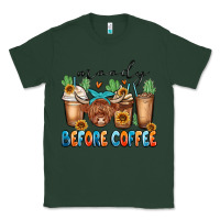 Sports Green moody before coffee Classic Tee - MaliasSmallBusiness