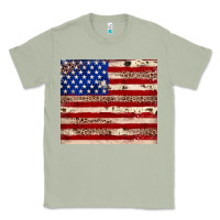 Matcha American flag leopard cowhide Classic Tee - JahusDesignShop