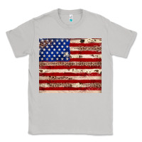 Moon Dust American flag leopard cowhide Classic Tee - JahusDesignShop