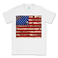 White American flag leopard cowhide Classic Tee - JahusDesignShop