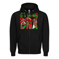 Black It's In My Dna Mexico Zipper Hoodie - texasbilliewilder