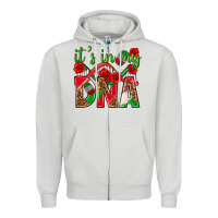 Dove Grey It's In My Dna Mexico Zipper Hoodie - texasbilliewilder