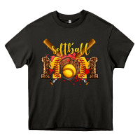 Asphalt softball mom Heavy Core Tee - AdoDesignShop