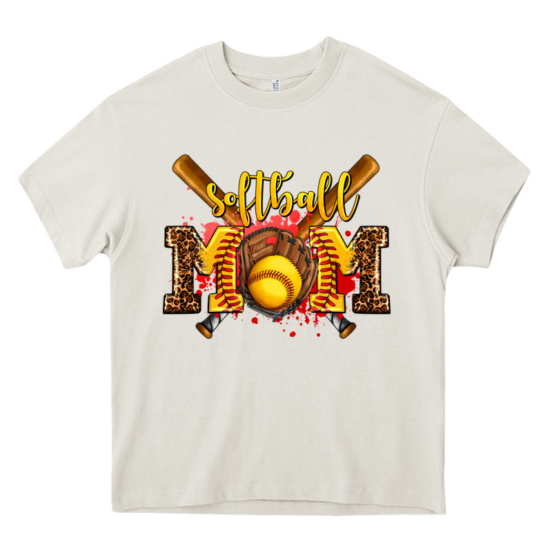 Softball Mom Heavy Core Tee by AdoDesignShop | Teevron
