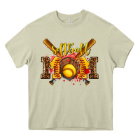 Mossy softball mom Heavy Core Tee - AdoDesignShop