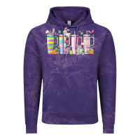 Cloud Purple retro groovy easter Vintage Hoodie - MaliasSmallBusiness