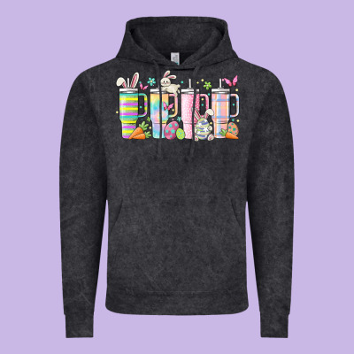 Retro Groovy Easter Vintage Hoodie Designed By Maliassmallbusiness
