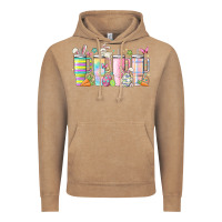 Vintage Coffee retro groovy easter Vintage Hoodie - MaliasSmallBusiness