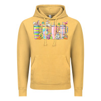 Vintage Mustard retro groovy easter Vintage Hoodie - MaliasSmallBusiness