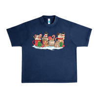 Navy christmas cookie coffe cups Urban Heavy Tee - MaliasSmallBusiness