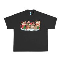 Pigment Black christmas cookie coffe cups Urban Heavy Tee - MaliasSmallBusiness