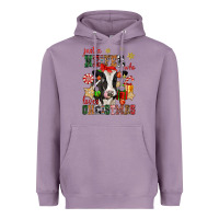 Lavender just a heifer who loves christmas cow Heavyweight Hoodie - CowGirlArtShop
