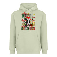 Matcha just a heifer who loves christmas cow Heavyweight Hoodie - CowGirlArtShop