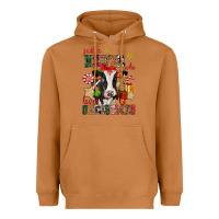 Meerkat just a heifer who loves christmas cow Heavyweight Hoodie - CowGirlArtShop