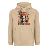Mushroom just a heifer who loves christmas cow Heavyweight Hoodie - CowGirlArtShop