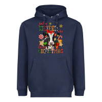 Navy just a heifer who loves christmas cow Heavyweight Hoodie - CowGirlArtShop