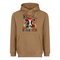 Toasted Coconut just a heifer who loves christmas cow Heavyweight Hoodie - CowGirlArtShop