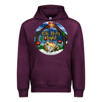 Mauve Wine oh holy night Urban Hoodie - BundleAndBundleShop