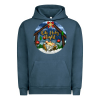Pigment Midnight Navy oh holy night Urban Hoodie - BundleAndBundleShop