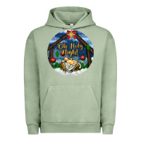 Pigment Oil Green oh holy night Urban Hoodie - BundleAndBundleShop