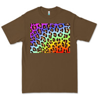 Cacao leopard background rainbow 3200x2400 Premium Tee - AdoDesignShop