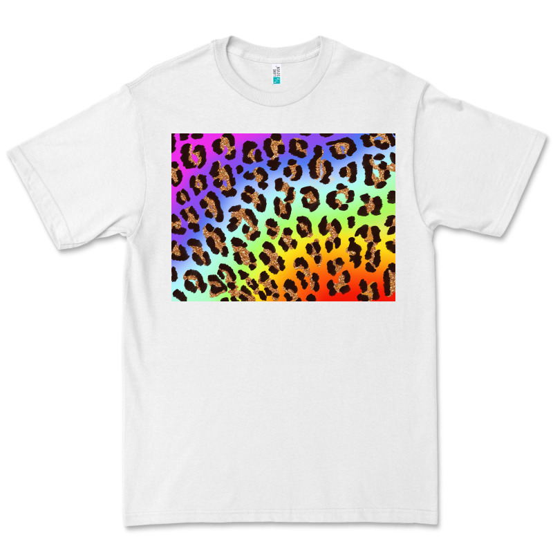 Leopard Background Rainbow 3200x2400 Premium Tee by AdoDesignShop | Teevron
