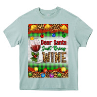Arona Christmas Dear Santa Just Bring Wine Heavy Core Tee - Artiststas