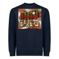 Navy Baseball Dad Tumbler Heavyweight Sweatshirt - BundleAndBundleShop