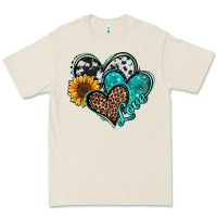 Bone turquoise sunflower hearts Premium Tee - Jasminsmagicworld