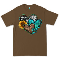 Cacao turquoise sunflower hearts Premium Tee - Jasminsmagicworld