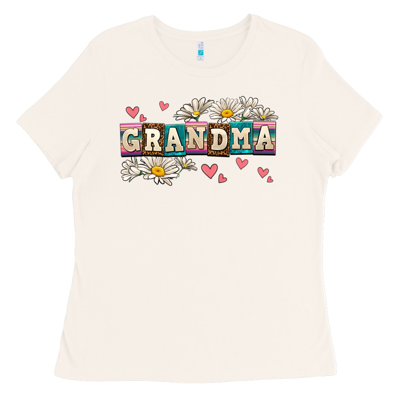 Daisy Grandma Ladies Tee by AdoDesignShop | Teevron