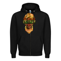 Black do it for the culture Zipper Hoodie - NancyCooperArtShop