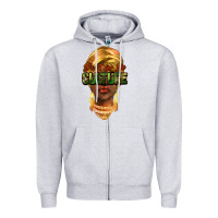 Heather Grey do it for the culture Zipper Hoodie - NancyCooperArtShop