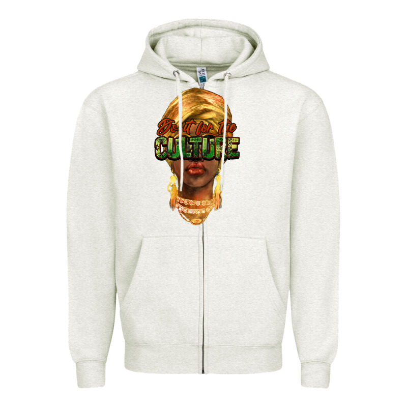 Do It For The Culture Zipper Hoodie by NancyCooperArtShop | Teevron